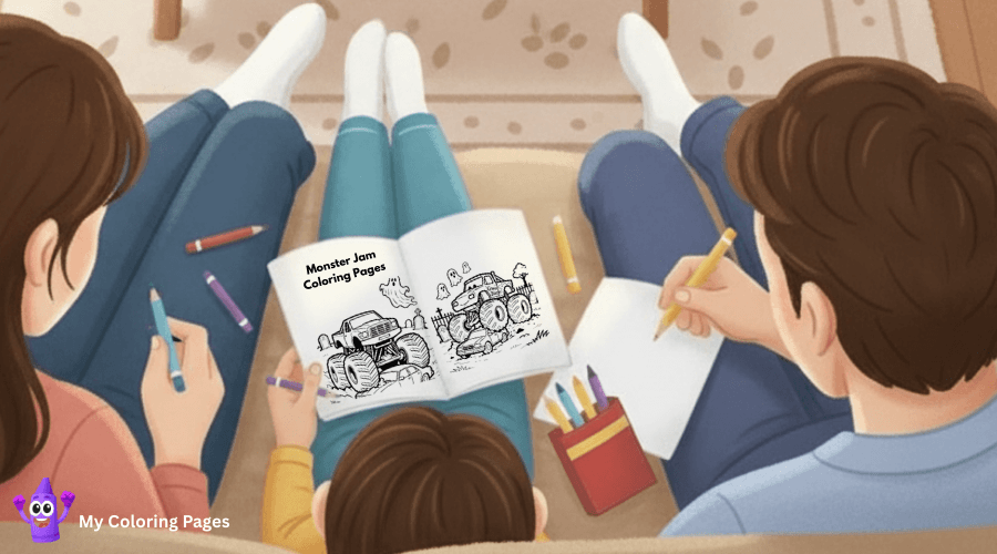 Monster Jam Coloring Pages