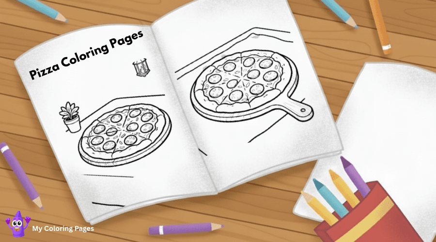 Pizza Coloring Pages
