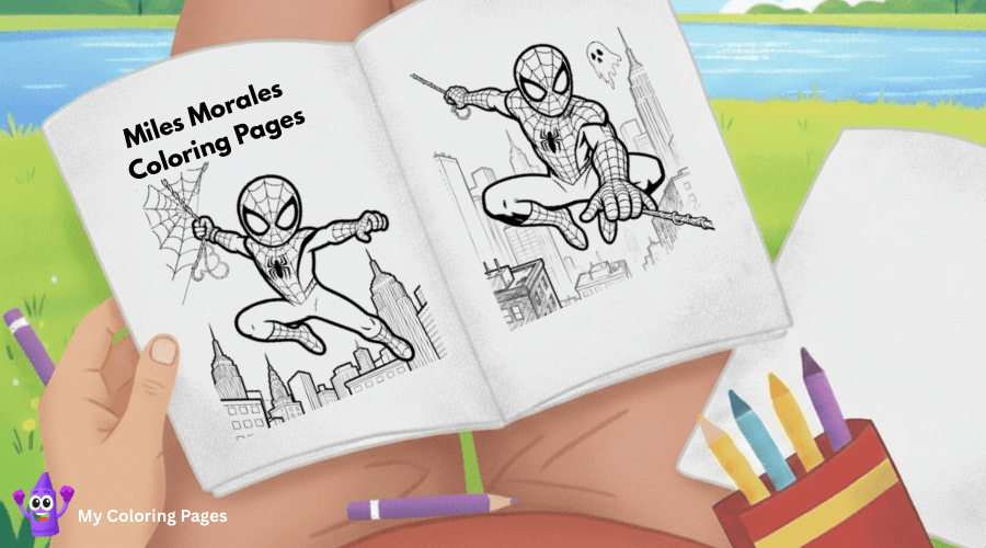 Miles Morales Coloring Pages