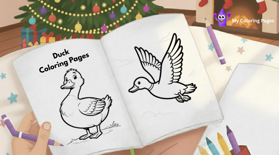 Duck Coloring Pages