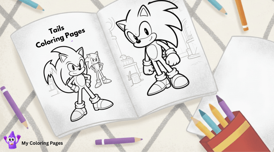 Tails Coloring Pages