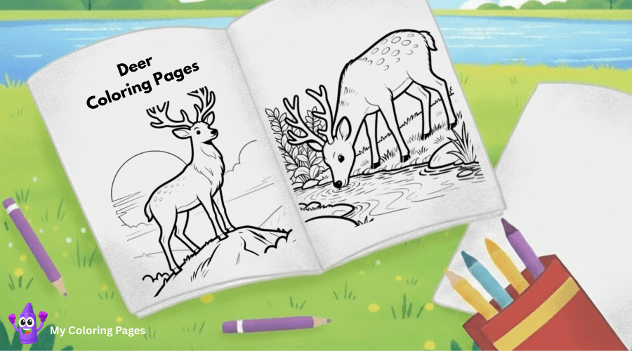 Deer Coloring Pages