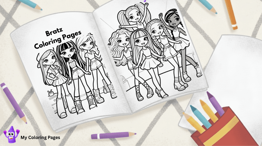 Bratz Coloring Pages
