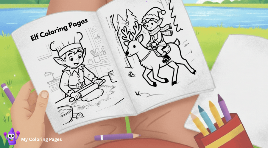 Elf Coloring Pages