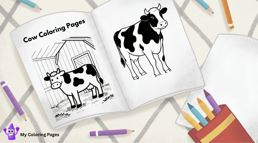 Cow Coloring Pages