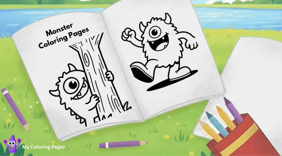 Monster Coloring Pages