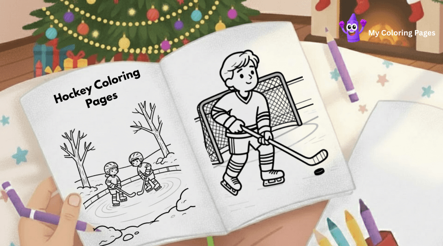 Hockey Coloring Pages
