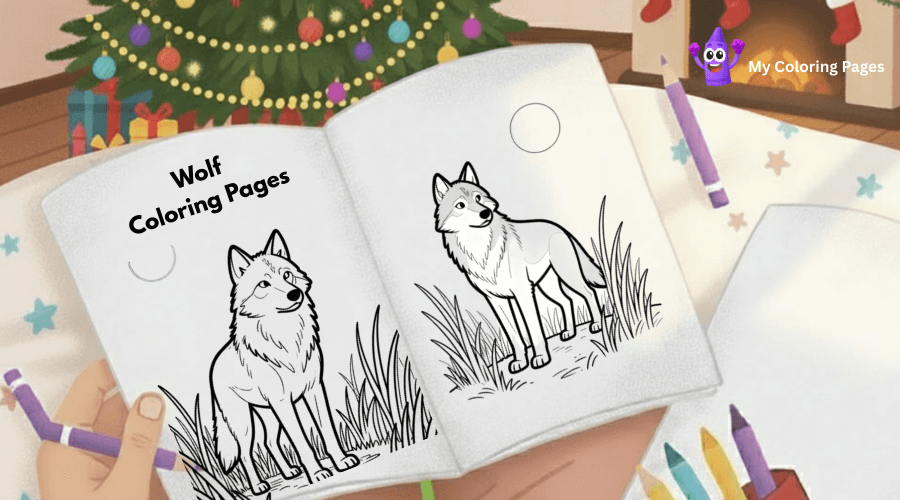 Wolf Coloring Pages