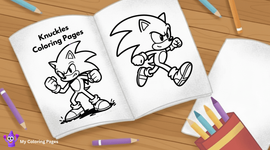 Knuckles Coloring Pages