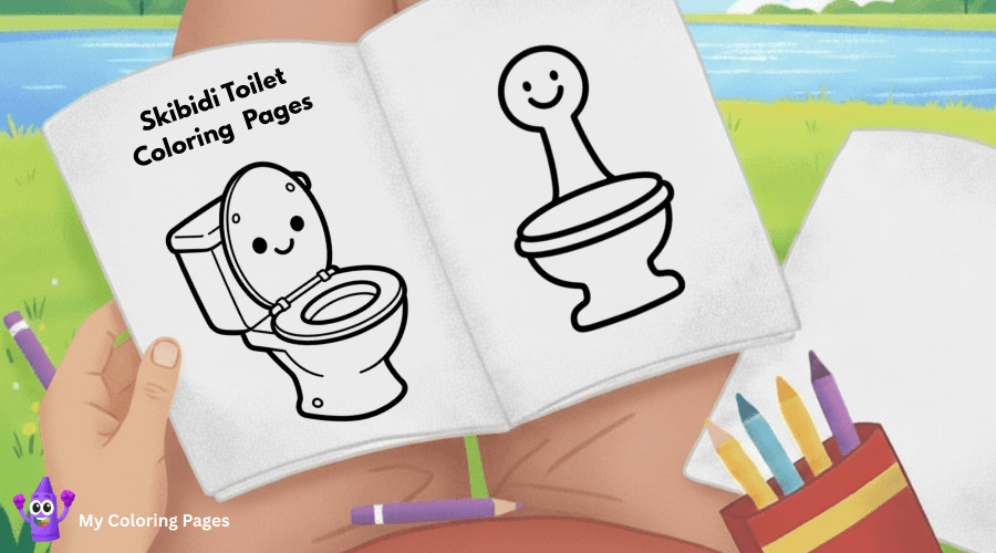 Skibidi Toilet Coloring Pages