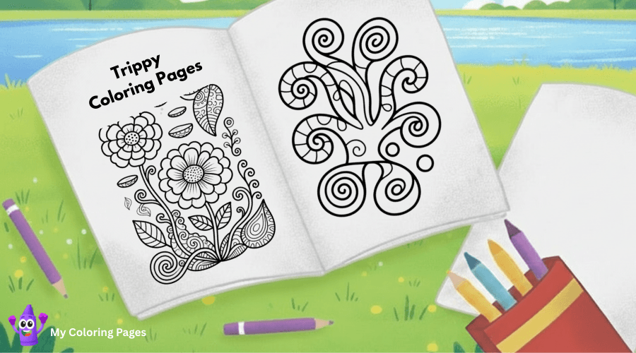 Trippy Coloring Pages