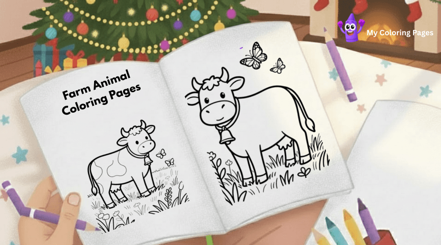 Farm Animal Coloring Pages