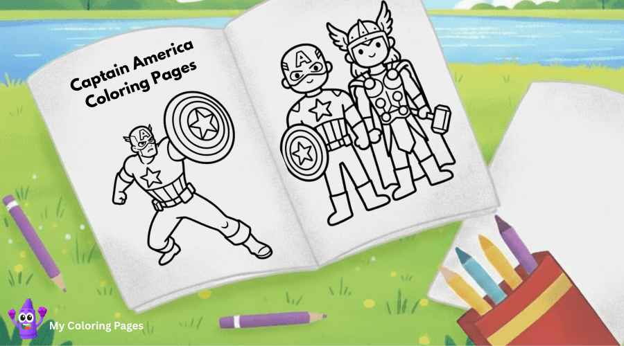 Captain America Coloring Pages