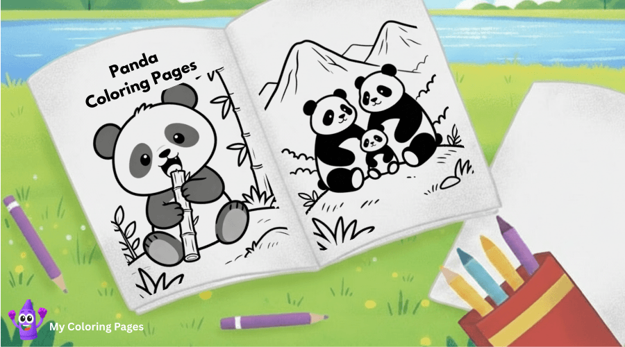Panda Coloring Pages