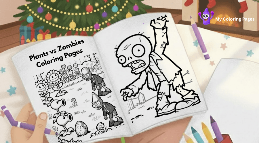 Plants vs Zombies Coloring Pages
