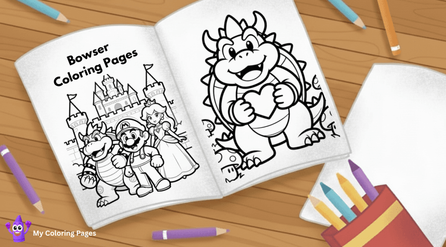Bowser Coloring Pages