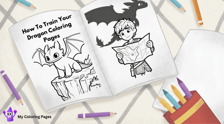 How To Train Your Dragon Coloring Pages