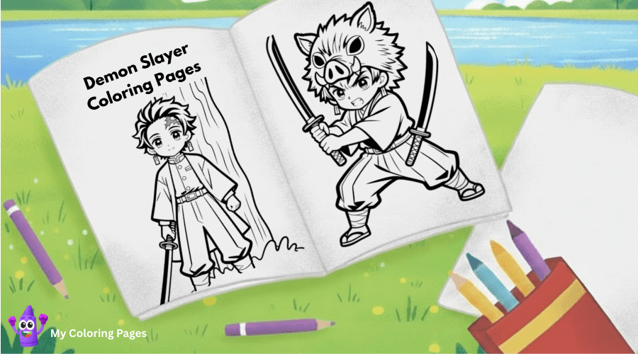 Demon Slayer Coloring Pages