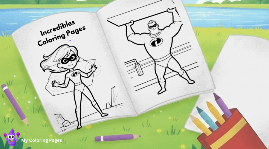 Incredibles Coloring Pages