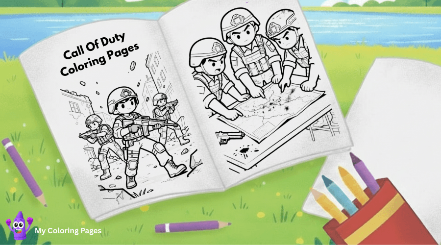 Call Of Duty Coloring Pages