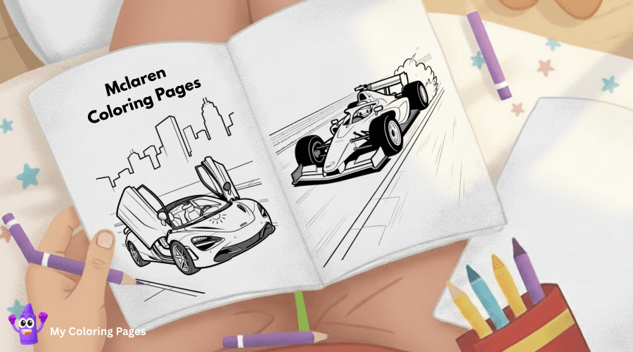 Mclaren Coloring Pages