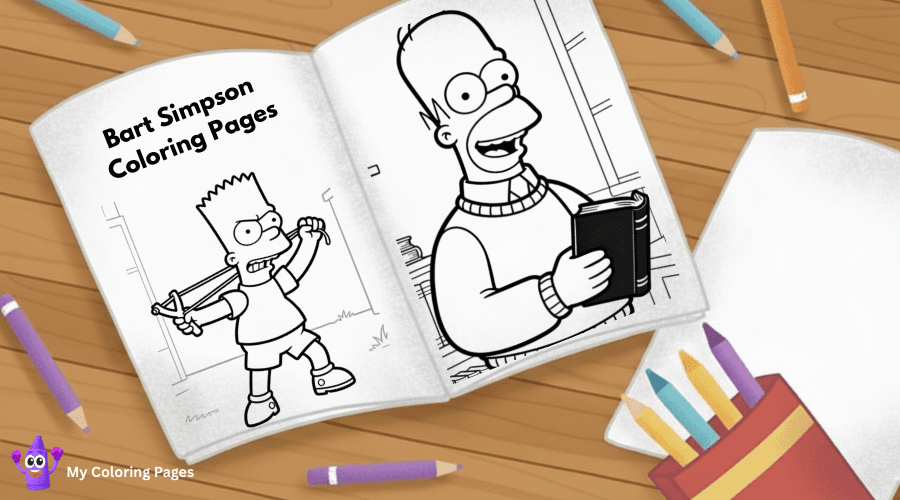 Bart Simpson Coloring Pages