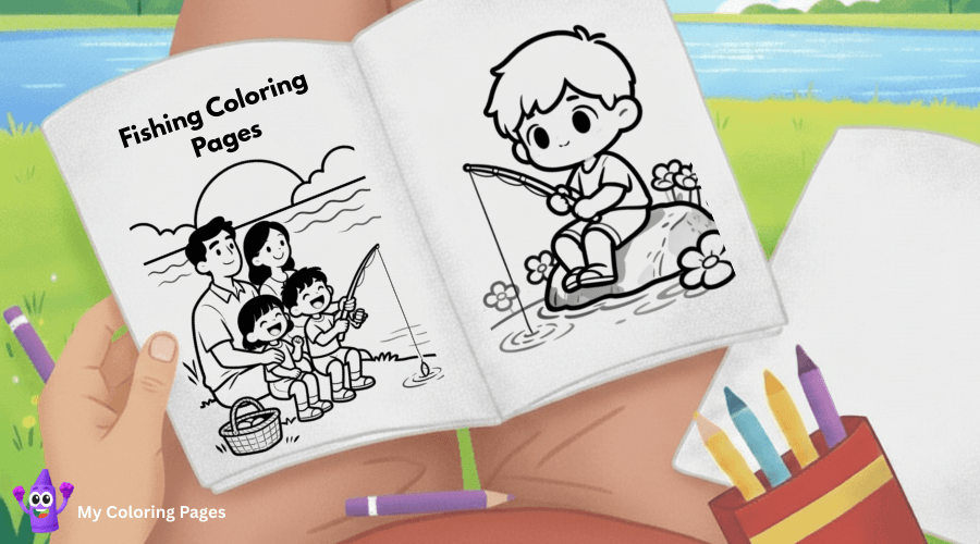 Fishing Coloring Pages