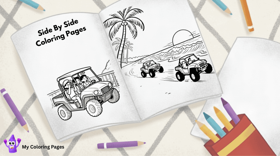 Side By Side Coloring Pages