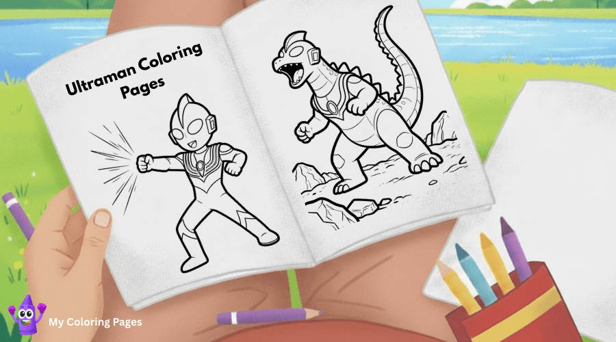 Ultraman Coloring Pages
