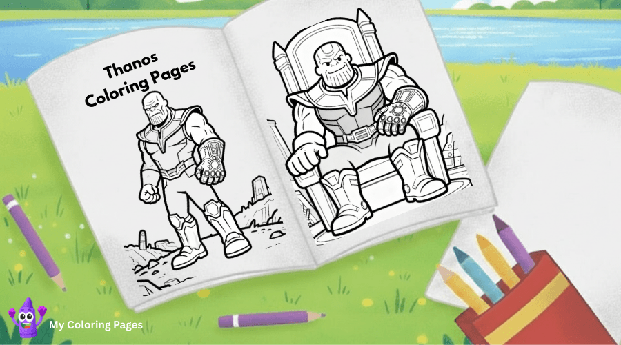 Thanos Coloring Pages