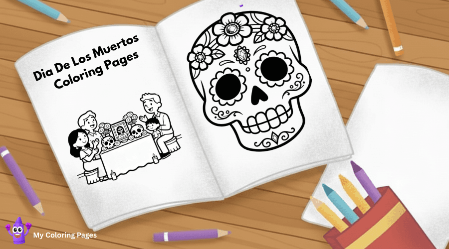 Dia De Los Muertos Coloring Pages