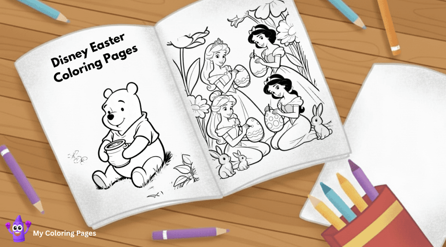 Disney Easter Coloring Pages