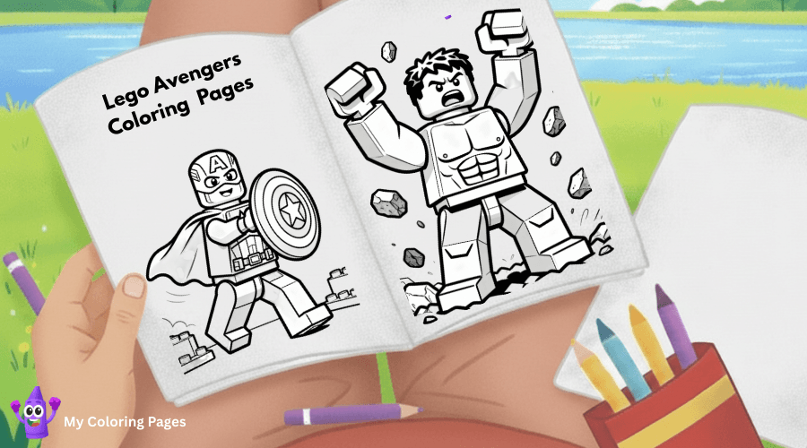 Lego Avengers Coloring Pages