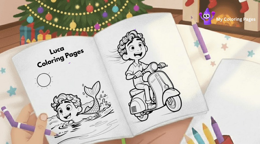 Luca Coloring Pages
