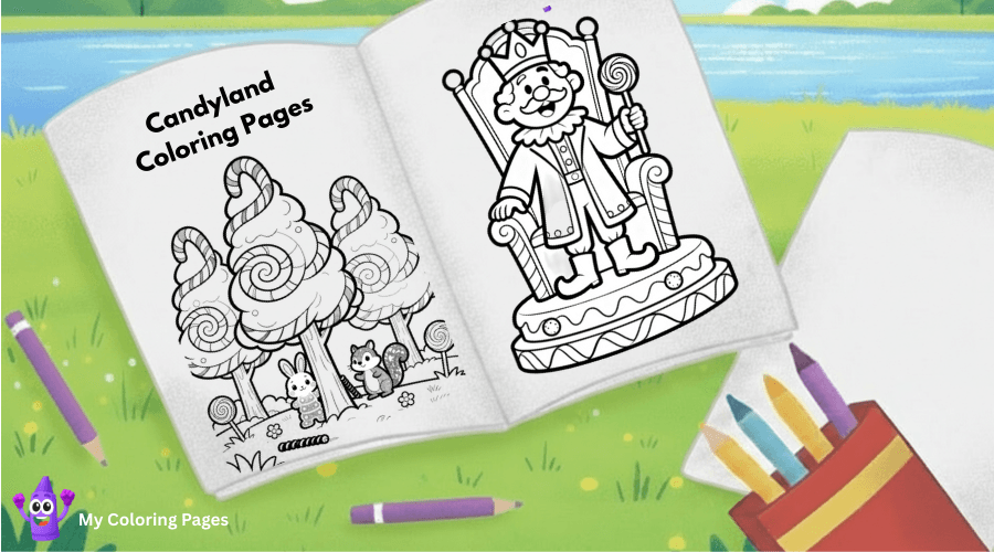 Candyland Coloring Pages