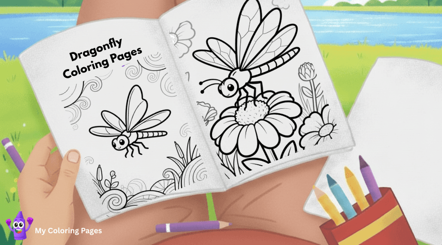 Dragonfly Coloring Pages