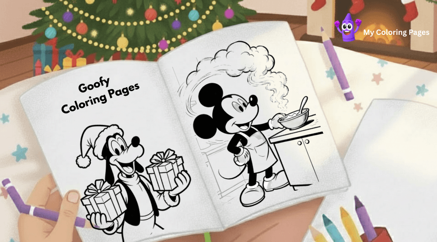 Goofy Coloring Pages