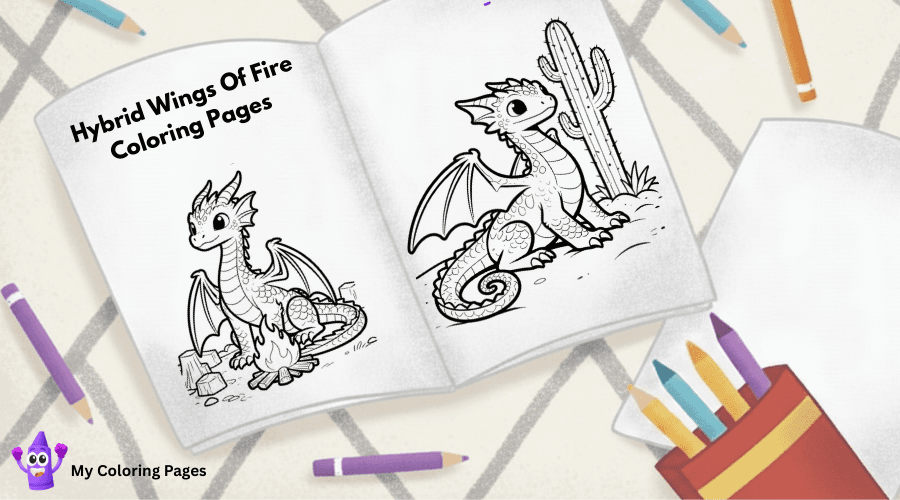 Hybrid Wings Of Fire Coloring Pages