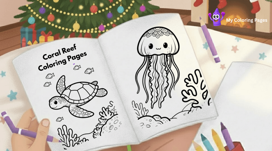 Coral Reef Coloring Pages