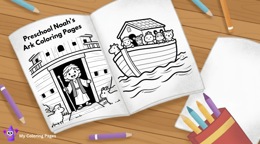Preschool Noah's Ark Coloring Pages