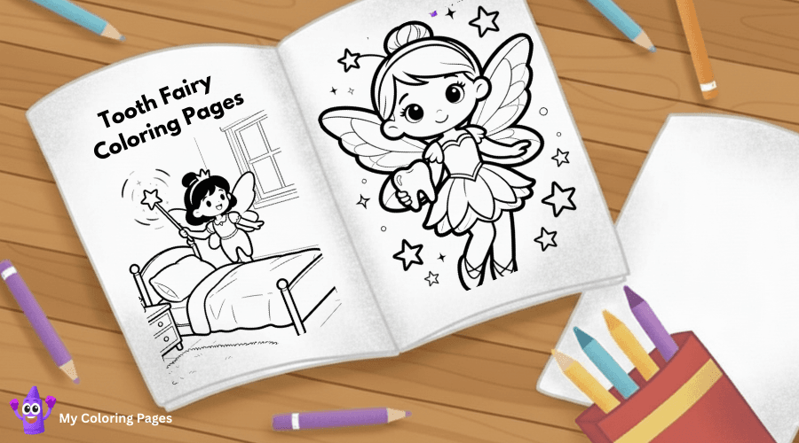Tooth Fairy Coloring Pages