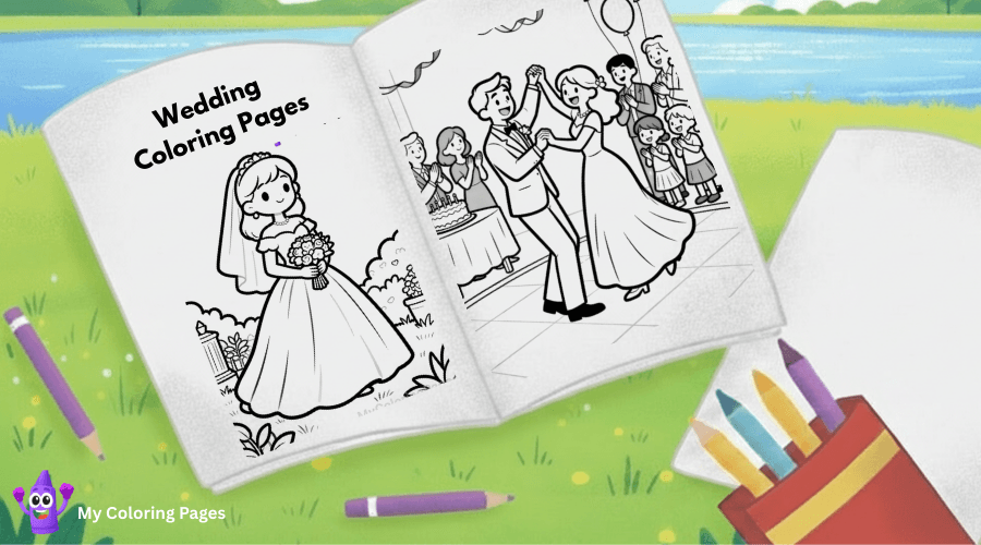 Wedding Coloring Pages