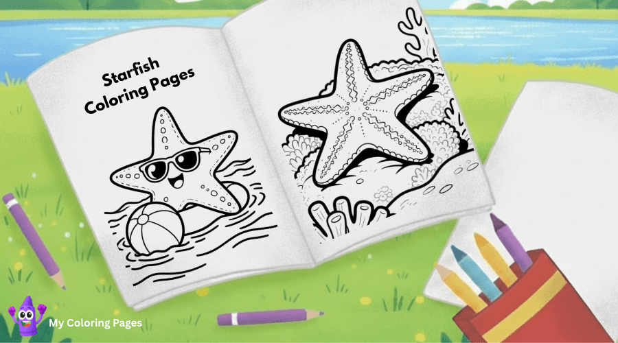 Starfish Coloring Pages