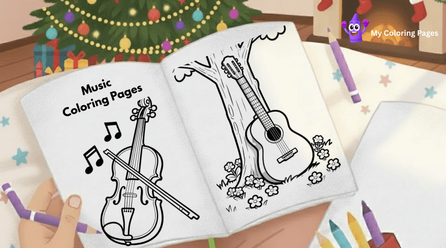 Music Coloring Pages