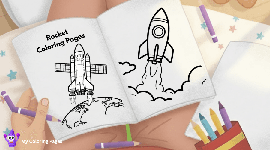 Rocket Coloring Pages