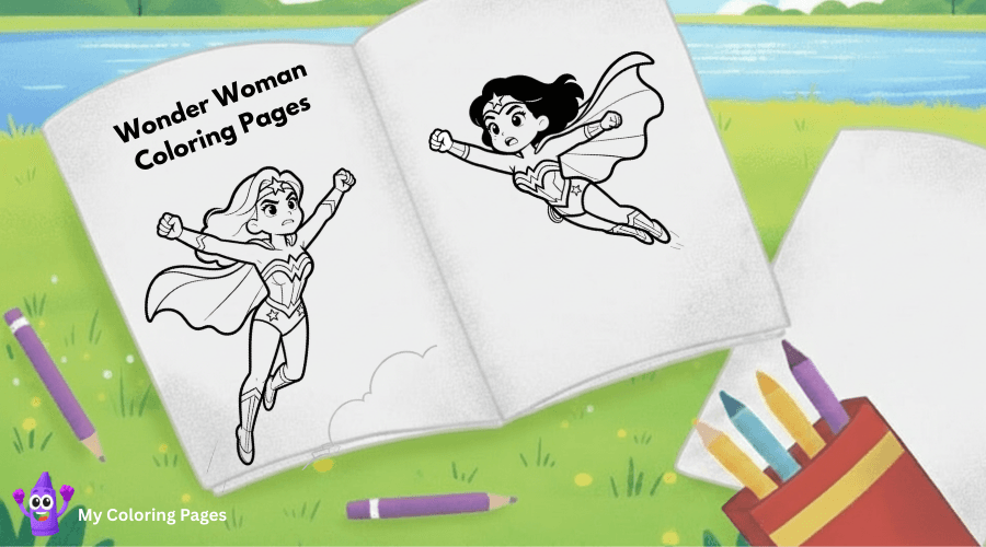 Wonder Woman Coloring Pages