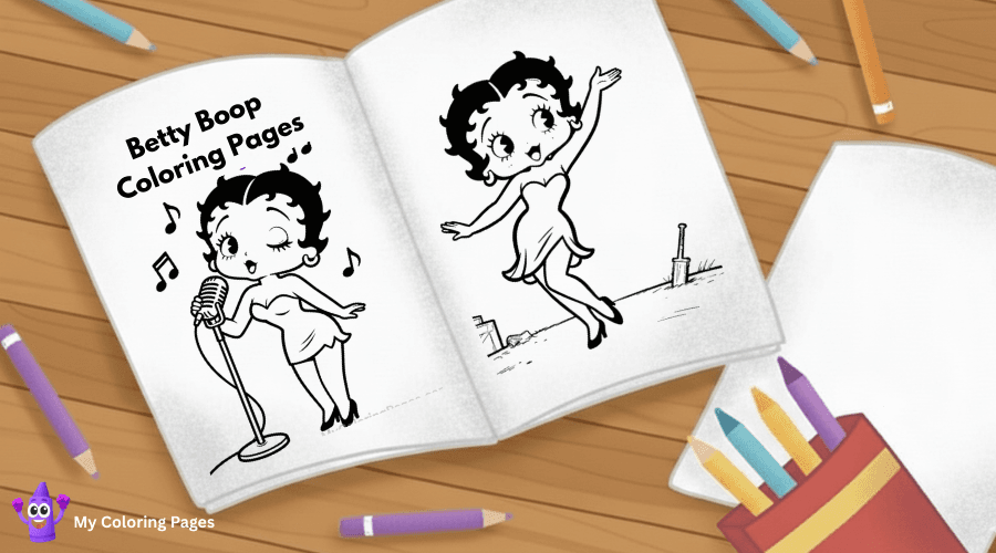 Betty Boop Coloring Pages