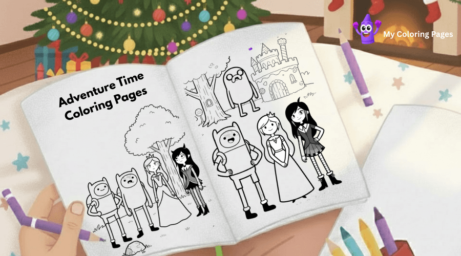 Adventure Time Coloring Pages