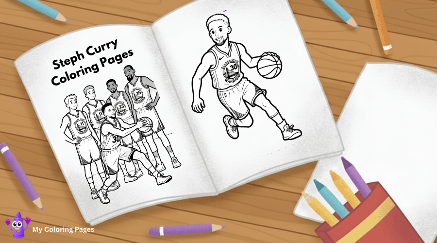 Steph Curry Coloring Pages