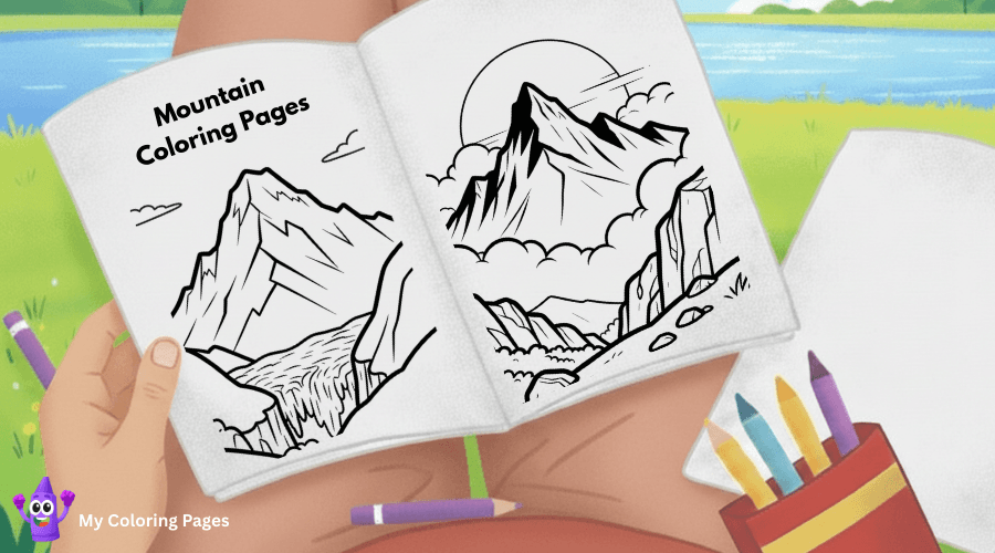 Mountain Coloring Pages